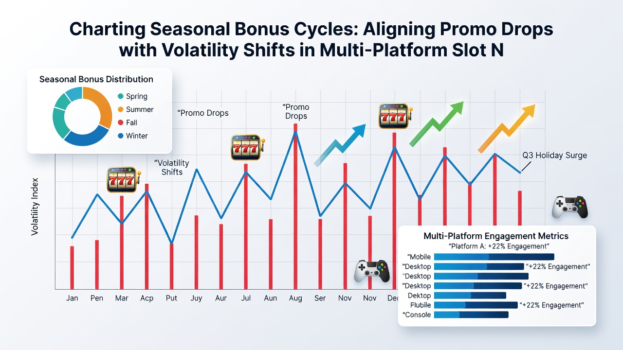 Chart illustrating volatility shifts aligned with promotional timing in slot networks