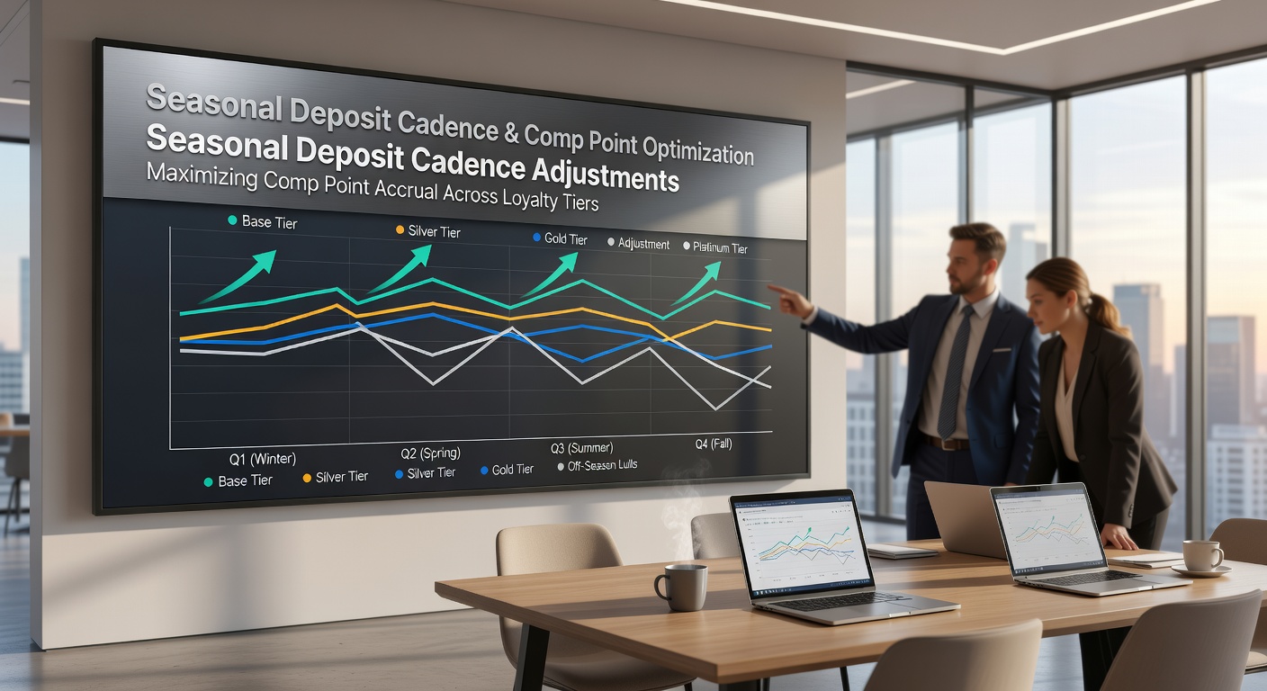 Detailed view of comp point tracking dashboard showing tier progression bars and seasonal bonus indicators
